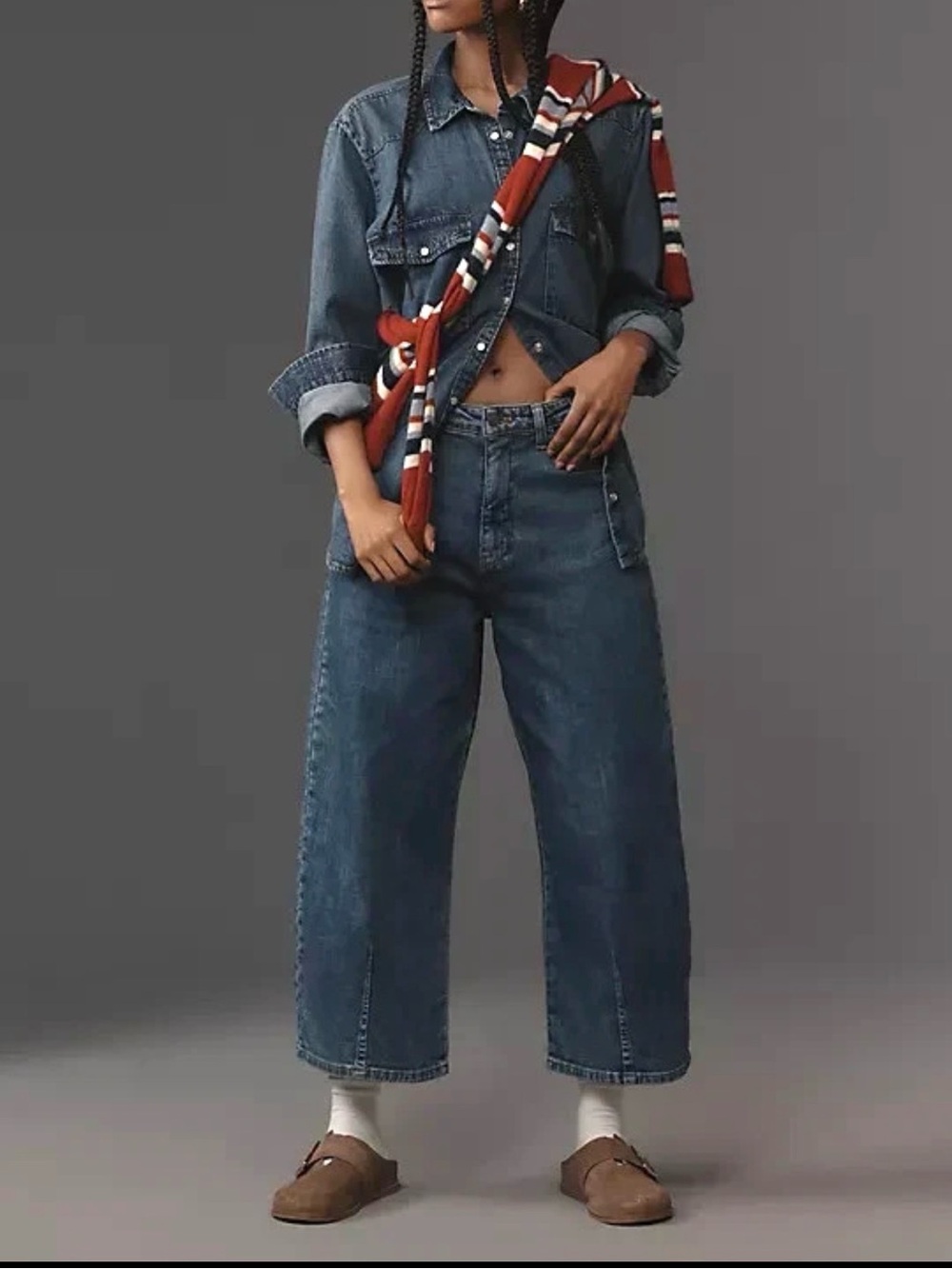 Anthropologie Pilcro Kenna Heritage Barrel Leg Jeans - Size 27